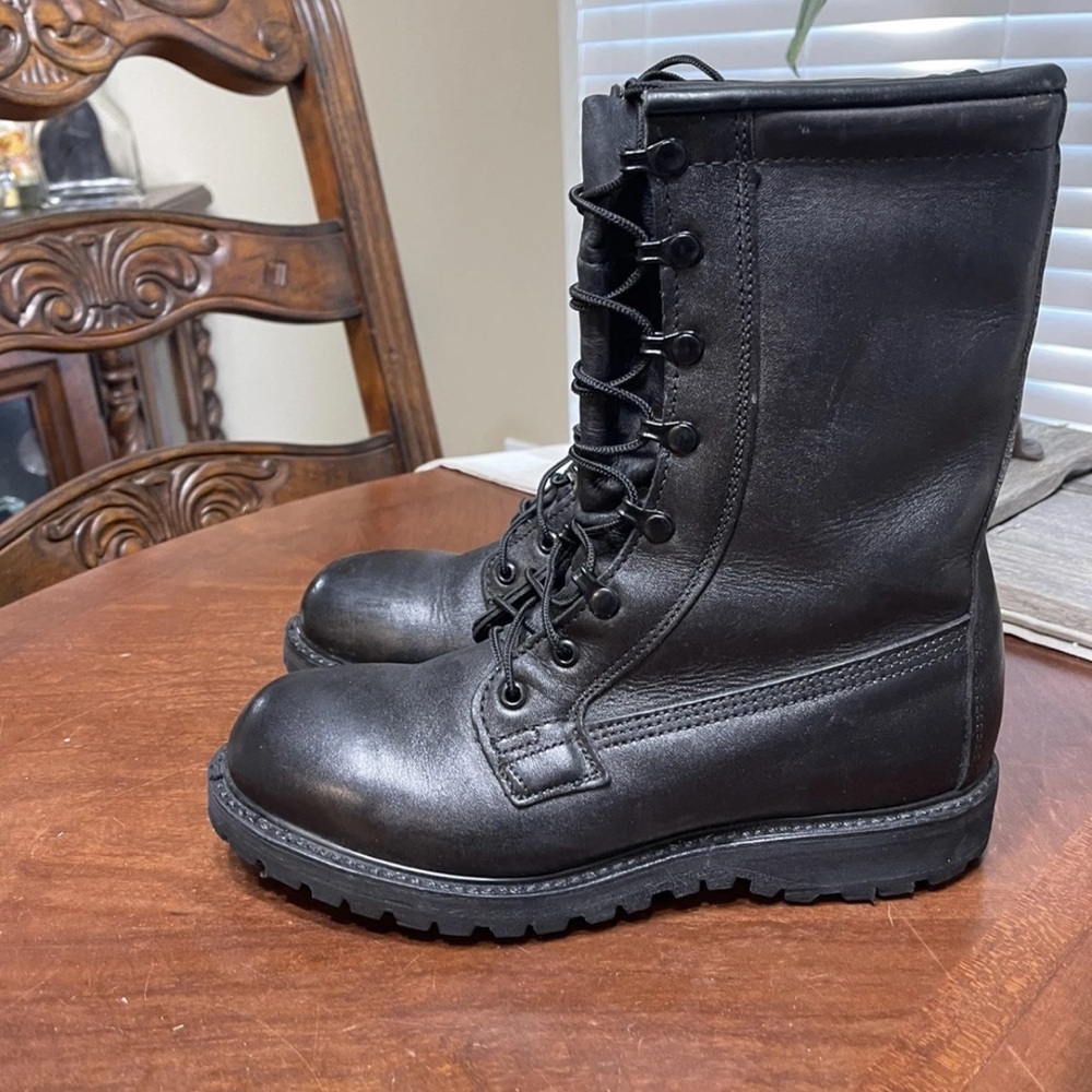 US Military Insulated Combat Boots Leather